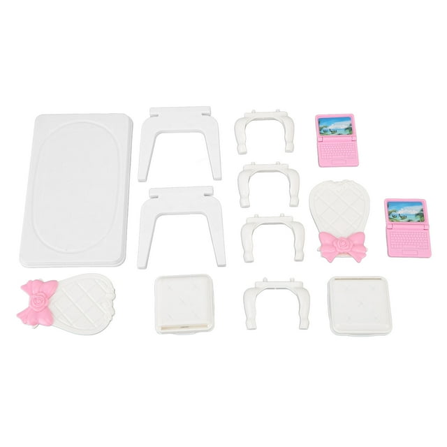 Silla de mesa para computadora portátil en miniatura NikouMX para casa de muñecas