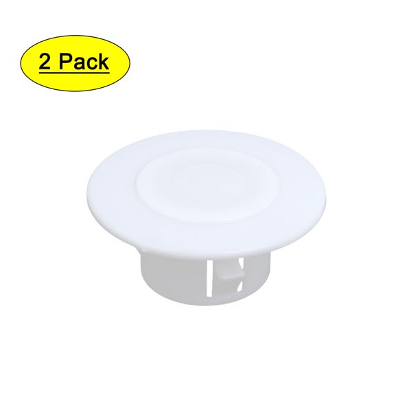 68mmx30mm Plastic Air Conditioning Wall Hole Cover White