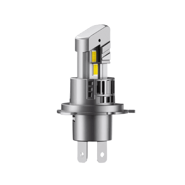 Focos H4 Led Auto Kit De Focos Led De 4 Lados Alta Y Baja plata