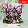 thumbnail image 4 of Yooshoverk Desktop Decor 2D Acrylic Butterfly House Solving Magical Gift Festival, 4 of 8