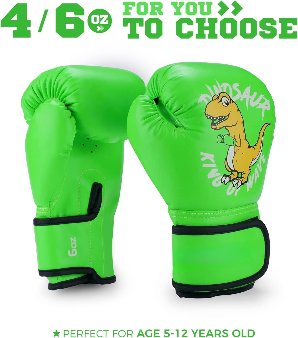 Boxing Gloves for Boys and Girls, Youth Boxing  Gloves for  3-15, 4&6OZ Punching Bag Kickboxing Thai Mitts MMA  Sparring Gloves