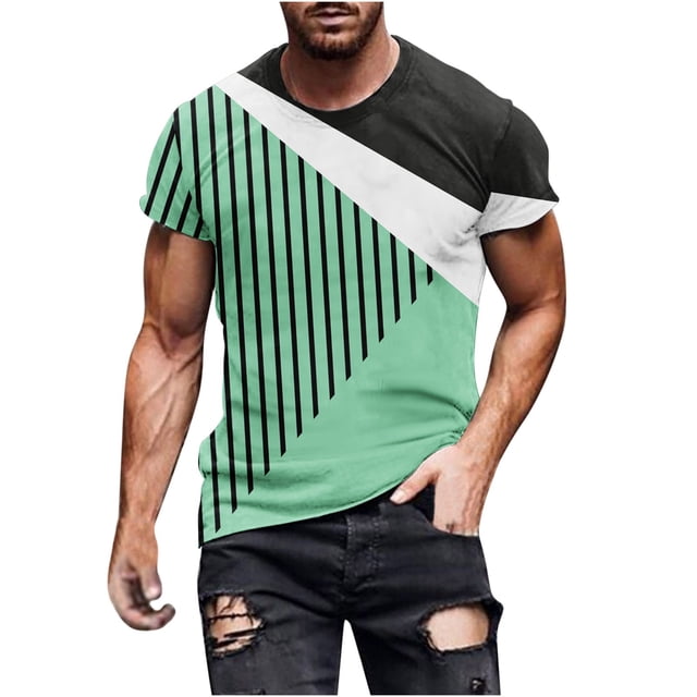 Camisetas de Verano Casuales Impresas Cuello Redondo Manga Corta, Camiseta Ligera de Algodón de Imitación para el Hogar, Diario Y el Uso de las Cuatro Estaciones