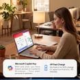 thumbnail image 5 of HP OmniBook 3 16 inch Laptop PC, 2K Touchscreen Display, AMD Ryzen 5 40, 8 GB RAM, 256 GB SSD, AMD Radeon 610M GPU, Windows 11 Pro, Glacier Silver, 5 of 8
