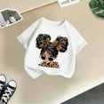thumbnail image 5 of Ensemble de Pyjama 3 T-Shirts pour Filles Shorts Enfants Filles Mignon Mode Imprimé Col Rond Manches Courtes Tee-Shirt Décontracté d'Été, 5 of 5
