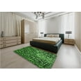 thumbnail image 4 of Ahgly Company Indoor Rectangle Patterned Deep Emerald Green Area Rugs, 8' x 12', 4 of 6