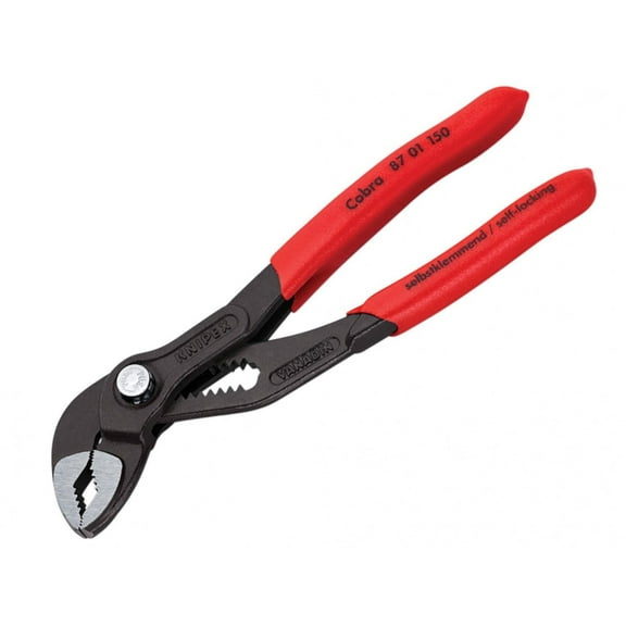 Knipex Cobra High-tech Water Pump Pliers, Plastic Coated
