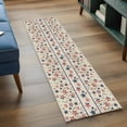 thumbnail image 3 of Independence Day 2'x6' Runner Rugs for Hallway Kitchen Bedside Non Slip, 4th of July Red Blue Stripes Star Burlap Entryway Rug Runners with Rubber Backing, Long Carpet Runner for Laundry Room, 3 of 8