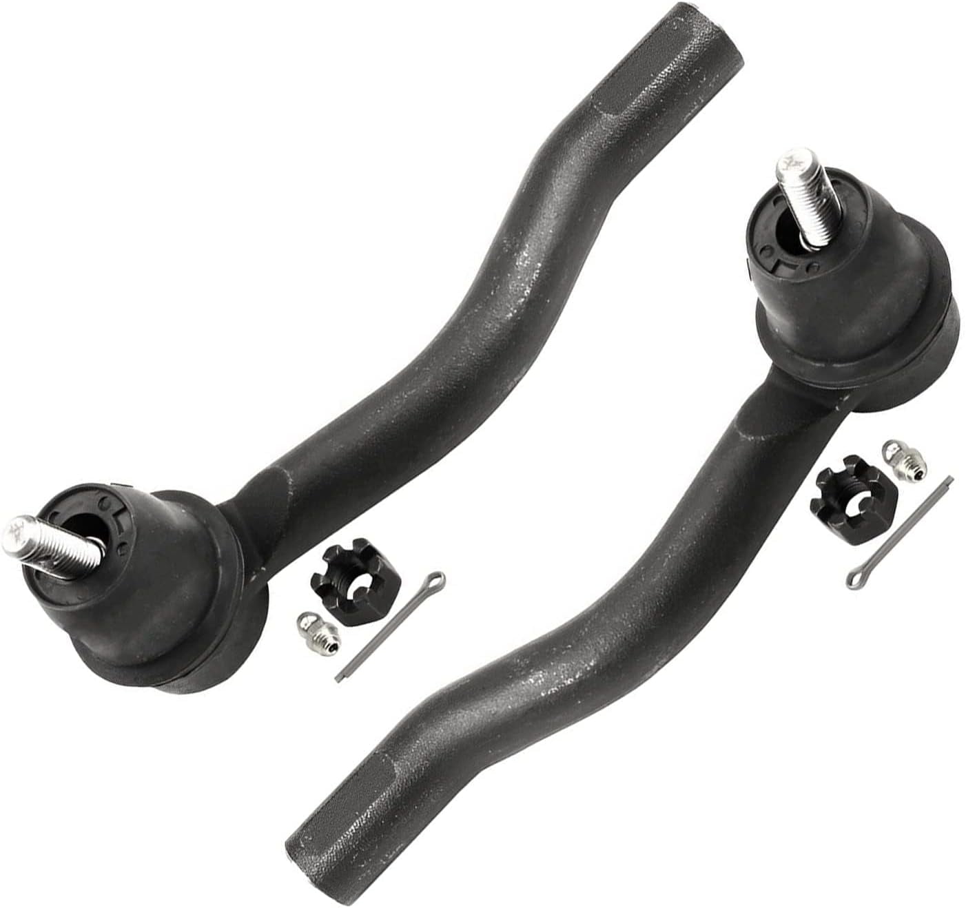 Detroit Axle - Front Inner and Outer Tie Rod Ends Replacement for 2012-2019 Nissan Micra Versa Note - 4pc Set