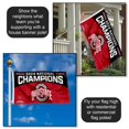 thumbnail image 3 of Bandera: Campeonato de fútbol universitario de los Ohio State Buckeyes 2024, 3 of 6