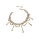 thumbnail image 3 of Collar colgante Salvador de moda accesorios de vestido elegante para cumpleaños niñas mujeres Dorado, 3 of 10