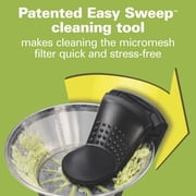 Hamilton Beach Easy Clean Juicer Machine for Fruits and Vegetables with Easy Sweep Cleaning Tool & Extra Large Chute, Extractor de Jugos, Black & Stainless