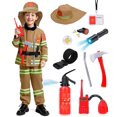 thumbnail image 1 of Disfraz de bombero de LOYO para niños de 5 a 6 años, juego de simulación, 1 of 8