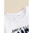 thumbnail image 5 of Bagilaanoe 2pcs Toddler Baby Boy Shorts Set Short Sleeve Letter Embroidered T Shirt Tops + Shorts 3M 6M 12M 18M 24M 3T Kids Casual Summer Clothes, 5 of 8