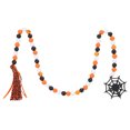 thumbnail image 3 of Halloween Beaded Pendant Wooden Beaded String Pendant Tassel Wood Bead String Decor, 3 of 8