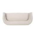 thumbnail image 5 of Noble House Nickolas Channel Stitching Fabric Loveseat, Beige, 5 of 7