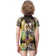 thumbnail image 3 of Yu-Gi-Oh Boys 2-Piece Swimsuit Set, Short Sleeve Rash Guard & Swim Trunks, 3 of 7