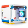 thumbnail image 4 of Gabinete Gamer IN WIN EXPLORER JUSTICE Mini ITX Mini Torre 3 Fan Cristal Templado USB-C Blanco, 4 of 5