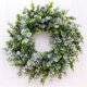 thumbnail image 1 of Artificial Green Eucalyptus Wreath,18 in Greenery Wreath with Natural Rattan Mini Spring Autumn Wreath Garland for Front Door decorationation Blanco verde Macarena Corona de eucalipto, 1 of 7