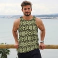 thumbnail image 5 of Rocae Green Snake for Men's Workout Tank Top Men's Running Tank Top Dry Fit Athletic Workout Tank Tops3X-Large, 5 of 9