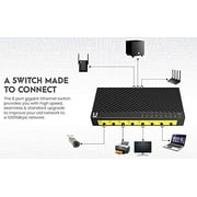 Netis ST3108GC 8 Port 10/100/1000Mbps Gigabit Desktop Switch | Fanless Quiet Design