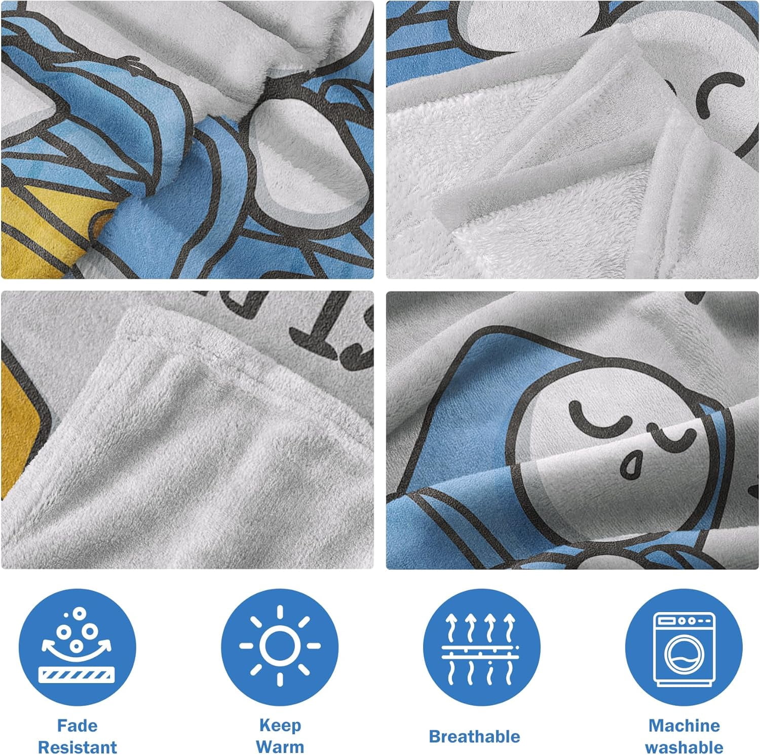 Funny Grandpas Fathers Day Birthday Gift from Grandkids, Grandpa is Not Sleeping Blanket, Super Soft Throws Blanket for Napping, Promoted to Grandpas Gifts