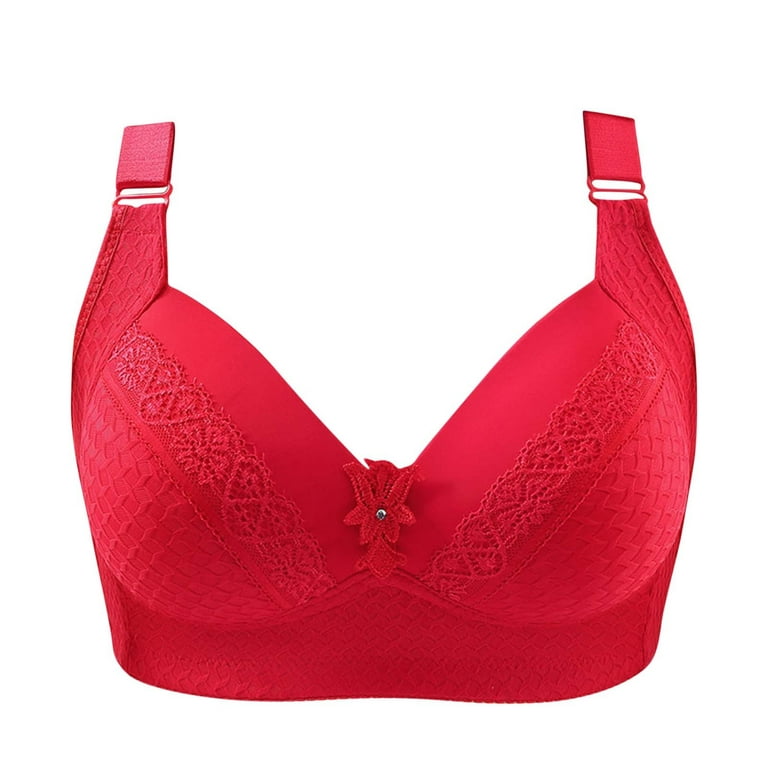 Samickarr Clearance items!Wireless Support Bras For Women Full Coverage And  Lift Plus Size Bras Post-Surgery Bra Wirefree Bralette Minimizer Bra For