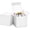 White, variant on 3x3x3 White Cube Boxes - 50 count Recycled Paper Boxes with for Gifts, Crafting, Cupcake & Party Favors