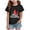 Black, variant on Povozer Girls Christmas Shirt Kids Christmas Tree Graphic T-Shirt Comfortable Breathable Stylish Print Short Sleeved Top For Girls,Size 3-4 Years,Pink