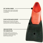 Long Floating Fin 3-5 Red/Black (Euro 35-37)