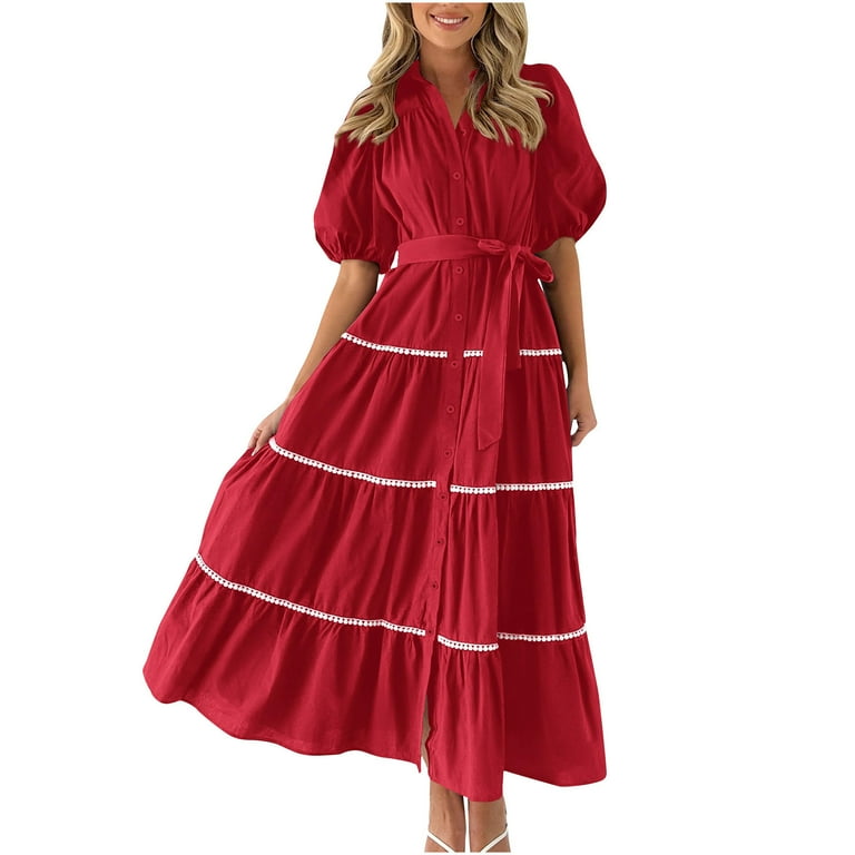 midi denim dresses for older ladies Lady Black Tie - Forever Mine Light Weight Denim Midi Dress