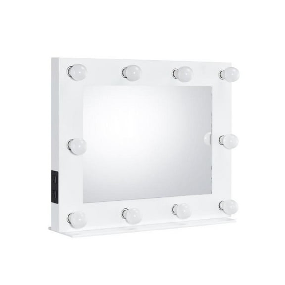 AC00759 - Accent Mirror, White Finish - Avery