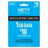 Net10 $10 Mobile Hotspot 1GB 30-Day Plan e-PIN Top Up (Email Delivery)