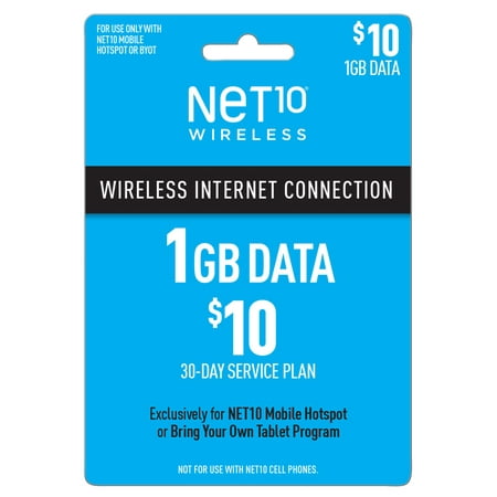 Net10 $10 Mobile Hotspot 30-Day Plan e-PIN Top Up (Email Delivery)