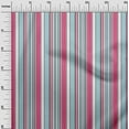 thumbnail image 2 of oneOone Cotton Silk Fabric Multicolor Stripe Print Fabric By The Yard 42 Inch Wide, 2 of 4