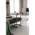thumbnail image 3 of Pasargad Home Luxe Glass & Steel End Table, 3 of 5