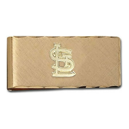 MLB - St. Louis Cardinals Gold Plated Brass Money Clip