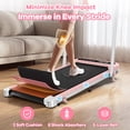 thumbnail image 5 of YZRUN Walking Pad Treadmill for Home/Office,Pink Walking Pad with 5% Incline and Handle Bar,Under Desk Walking Pad,320 lbs Capacity, 5 of 8
