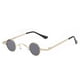 thumbnail image 1 of Retro Metal Round Frame Sun Glasses Hip Hop Mini Sunglasses, 1 of 2