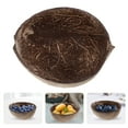 thumbnail image 3 of Coconuts Shell Salad Bowl Delicate Coconuts Shell Food Holder Home Food Bowl Decor, 3 of 8