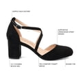 thumbnail image 5 of Journee Women's Foster D'Orsay Block Heel Pump, Wide Width Available, 5 of 10