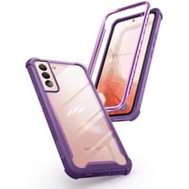 i-Blason Ares Series Phone Case Designed for Galaxy S22 Plus 5G (2022 Release), Rugged Clear Bumper Case Without Built-in Screen Protector (Purple)