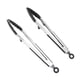 thumbnail image 1 of Pinzas de cocina BuyWeek 2 piezas 12 pulgadas acero inoxidable con punta de silicona, 1 of 12
