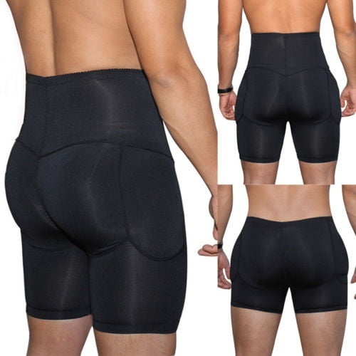 Men Padded Underwear Butt Lifter Boxer Briefs Booster Hip Enhancer  Bodyshort US 