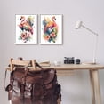 thumbnail image 3 of Stupell Industries Modern Tropical Flamingos Animals & Insects Painting White Framed Art Print Wall Art, 11 x 14, 3 of 10