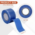 thumbnail image 2 of 2 Pcs Cinta de Silicona Autoadhesiva, Cinta de Sellado de Silicona de 1" x 10ft para Reparación de Tuberías de Plomería, Fugas de Manguera, Azul, 2 of 6