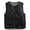 Black 01, variant on Womens Puffer Vest Plus Size Lightweight Crew Collar Sleeveless Quilted Jackets Button Fall Spring Plus Size Coat Outerwear Black 2XL