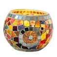 thumbnail image 1 of GUOOL Porte-Bougie en Verre Mosaïque sharprepublic Porte-Bougie Chauffe-Plat de Table Mariage Fête Irrégulier Coloré, 1 of 8