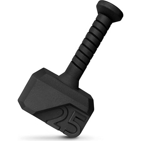 Yes4All 25lb Hammer Kettlebell, Black, Single