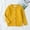 C-Yellow45, variant on JIAYUE Kids Sweater Long Sleeve Round Neck Solid Color Ribbed Knit Cardigan For Boys and Girls 1 To 7 Years Old Soft Casual Wear