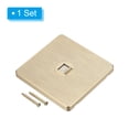 thumbnail image 3 of Unique Bargains Ethernet Socket Single Port RJ45 CAT6 Wall Plate Gold Tone for Ethernet Cable Networking Socket Box, 3 of 6